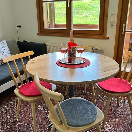 Ferienwohnung Morgentau Am Rande Der Wildnis Sibratsgfäll Exteriör bild