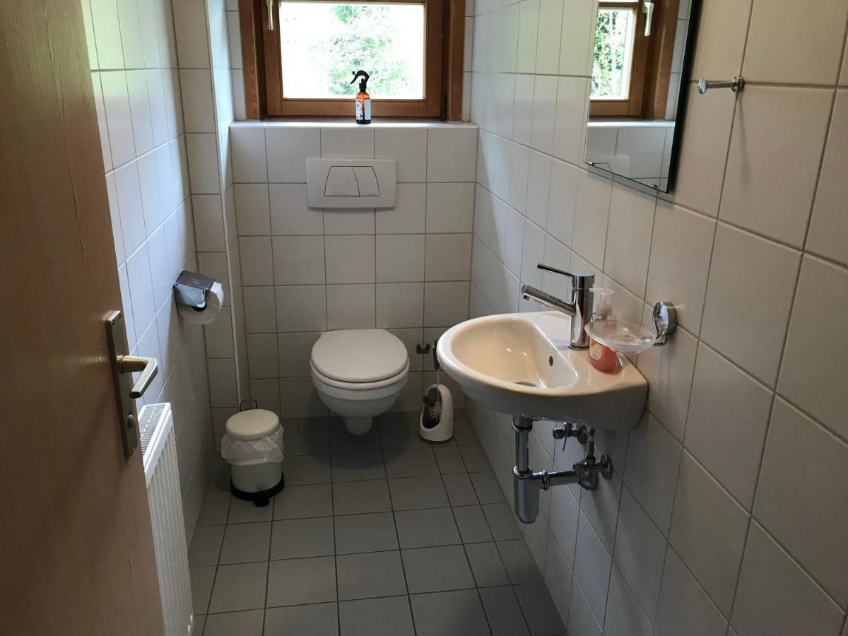 Ferienwohnung Morgentau Am Rande Der Wildnis Sibratsgfäll Exteriör bild