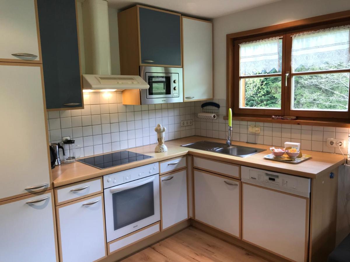 Ferienwohnung Morgentau Am Rande Der Wildnis Sibratsgfäll Exteriör bild