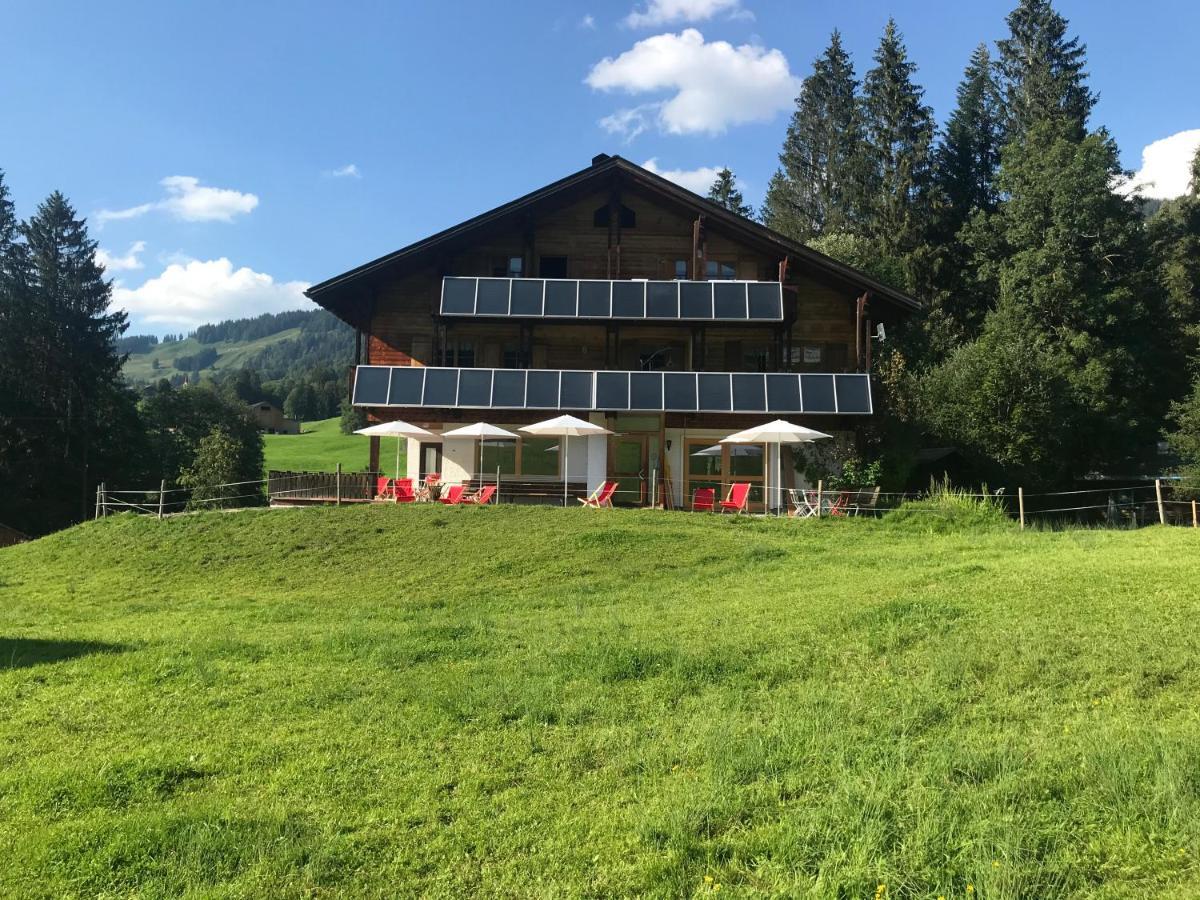 Ferienwohnung Morgentau Am Rande Der Wildnis Sibratsgfäll Exteriör bild