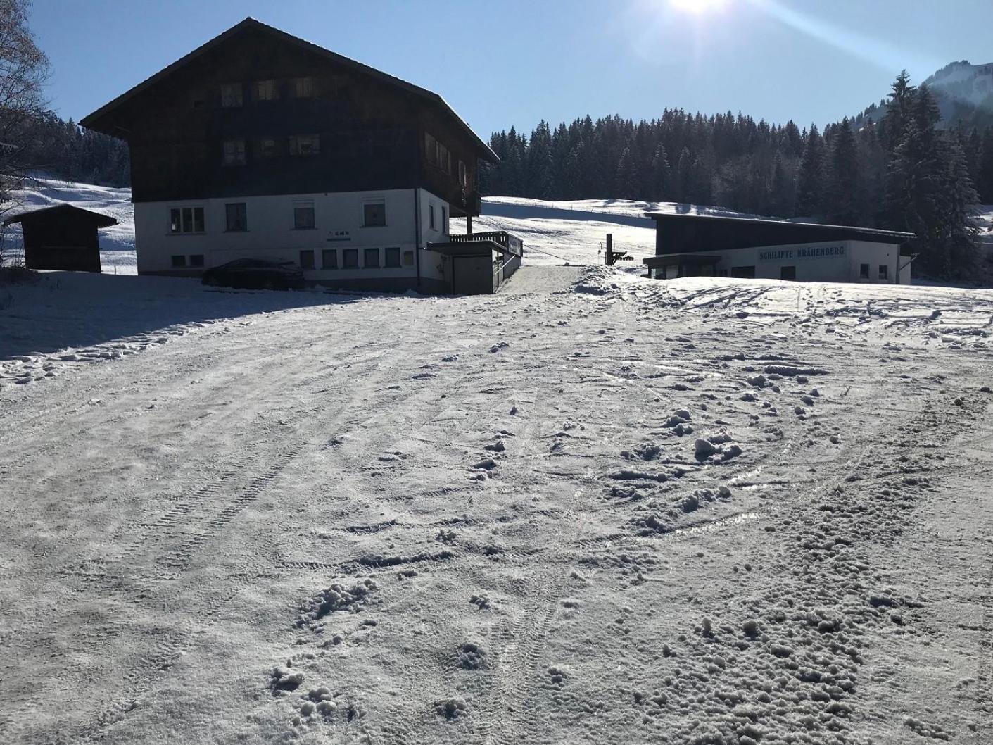 Ferienwohnung Morgentau Am Rande Der Wildnis Sibratsgfäll Exteriör bild