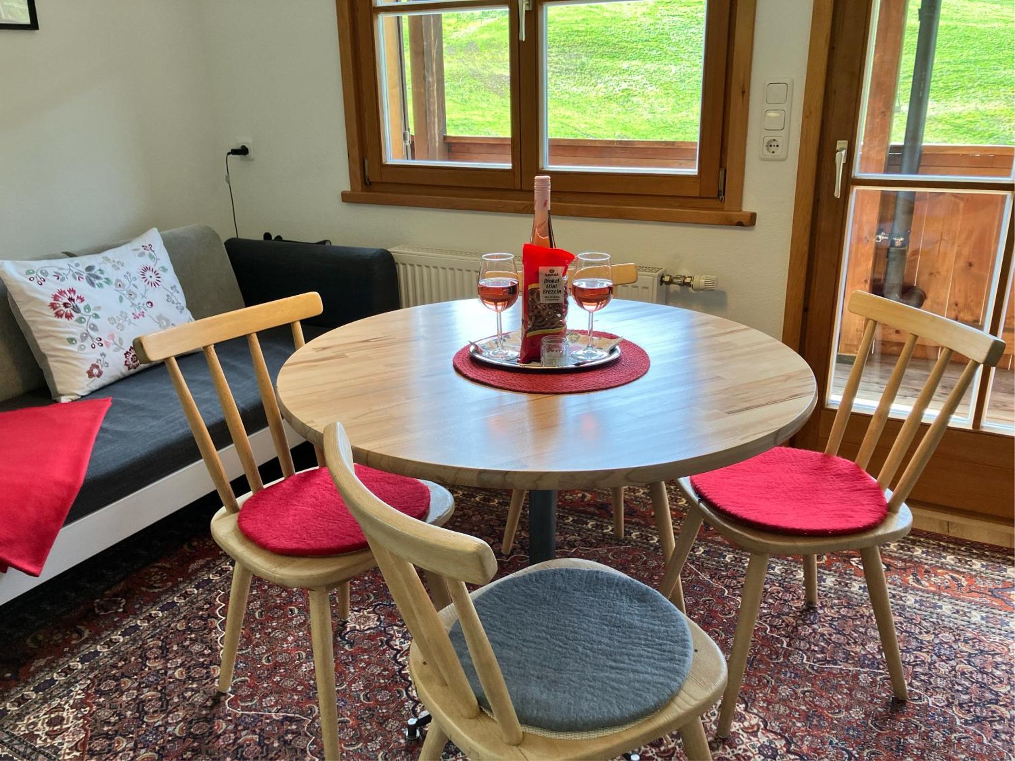 Ferienwohnung Morgentau Am Rande Der Wildnis Sibratsgfäll Exteriör bild